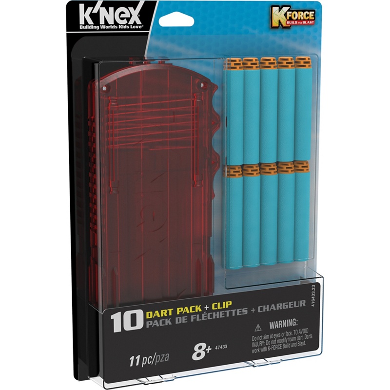 K'Nex - K-Force 10 Dart Clip Blister Pack Review