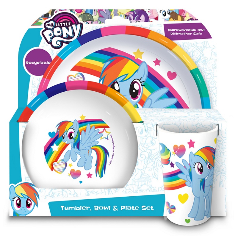 My Little Pony - Tumbler Bowl And Plate Set Review