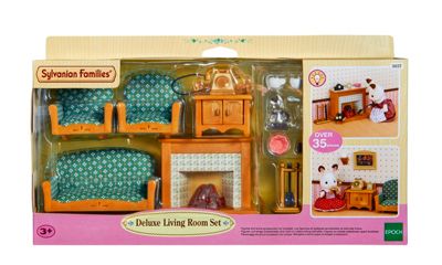 sylvanian families cosy living room set