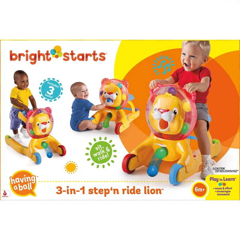 Bright Starts - 3-In-1 Step 'N Ride Lionã¢ Review