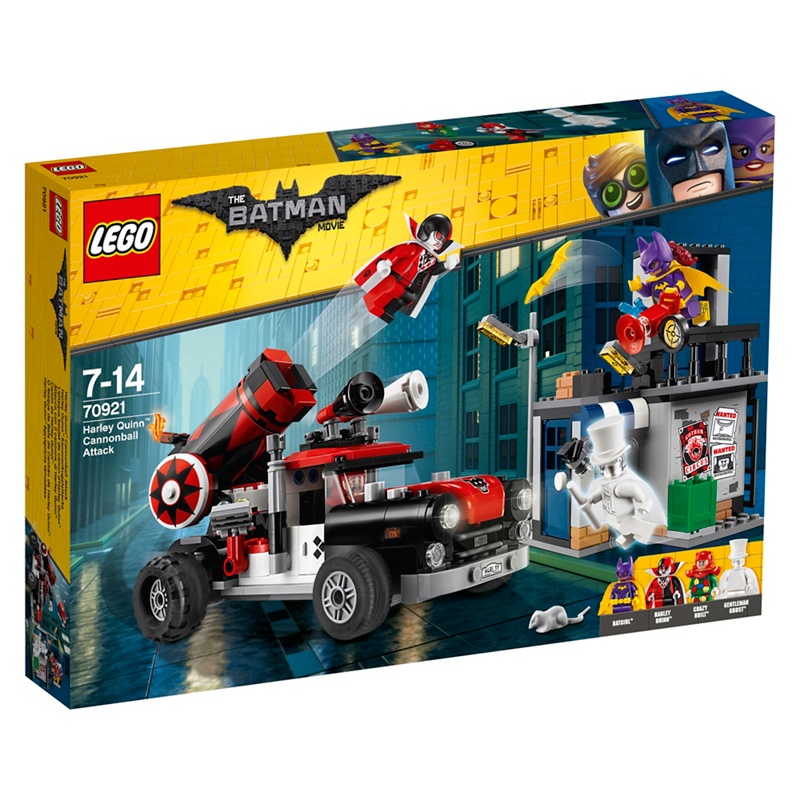 LEGO - 'The Batman Movie - Harley Quinn  Cannonball Attack' - 70921 Review