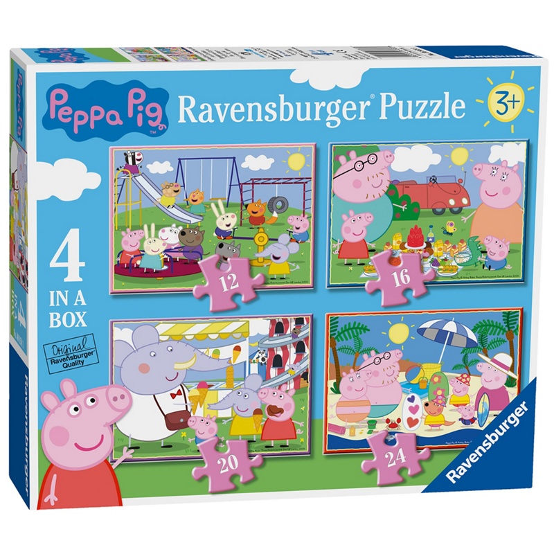 Ravensburger - 'Peppa Pig' 4 In A Box Jigsaw Puzzles Review