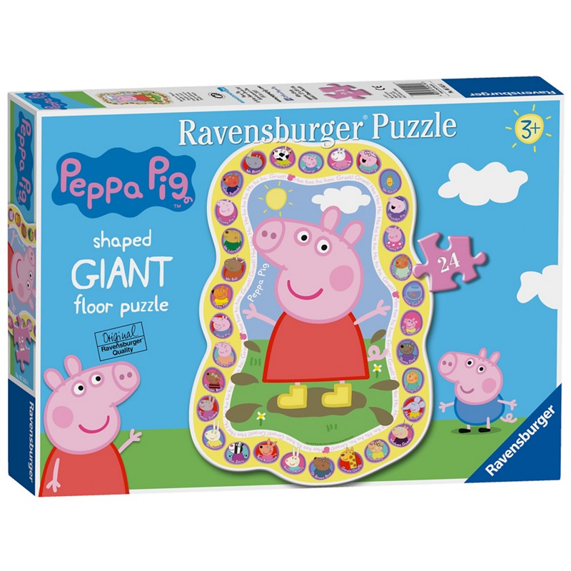 Ravensburger - 'Peppa Pig' 24 Piece Giant Shaped Jigsaw Puzzle Review