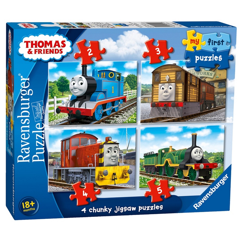 Ravensburger - 'My First Puzzle - Thomas And Friends' 4 Chunky Jigsaw Puzzles Review