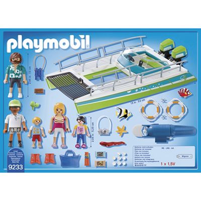 playmobil glass bottom boat argos