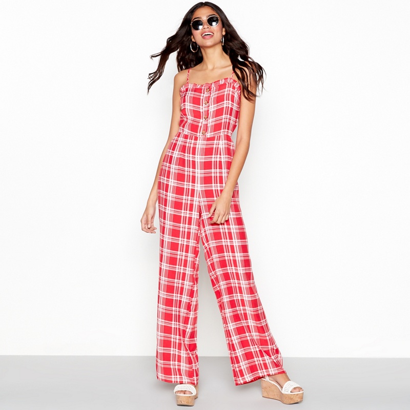 Red Herring - Red Check Print Full Length Jumpsuit Review