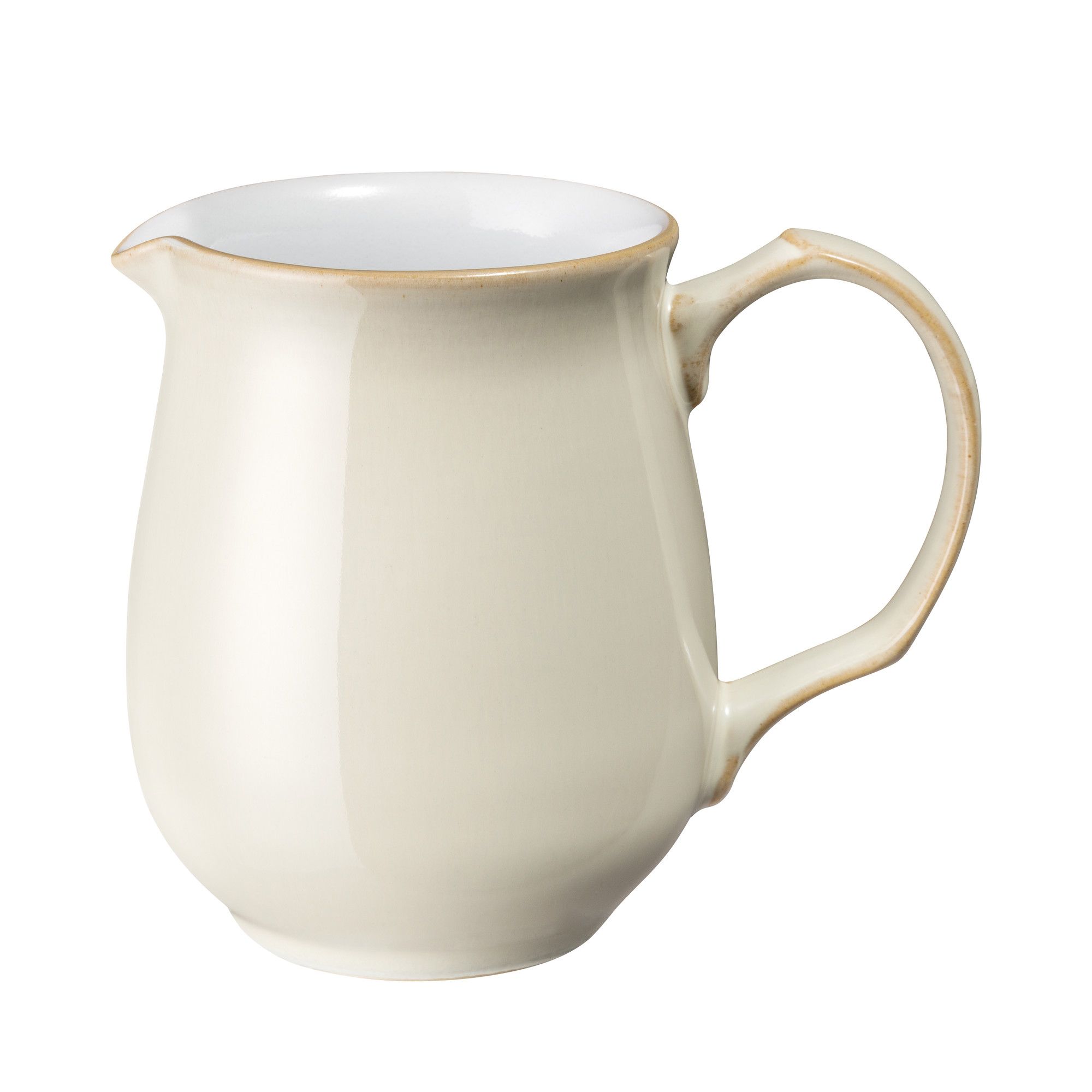 Denby Cream And White 'Linen' Small Jug From Debenhams