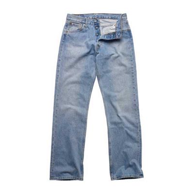 Light Blue 501 Light Wash Straight Leg Jeans