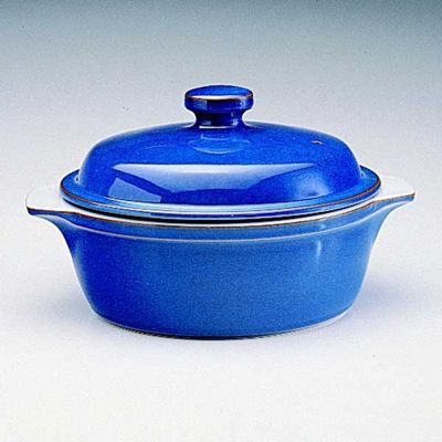 Imperial blue casserole dish