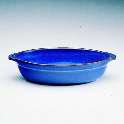 Imperial blue small oval dish