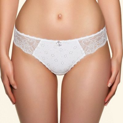 White Polyanna thong