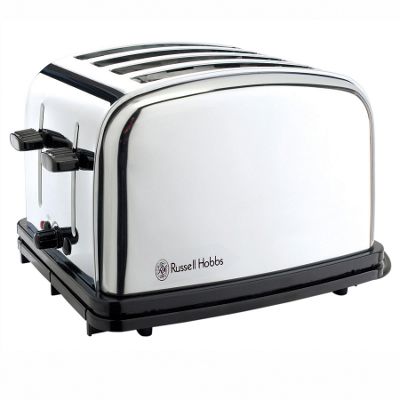 Russell Hobbs Silver 4 slice toaster