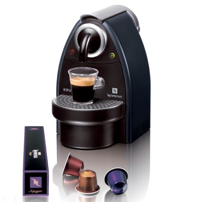 Grey nespresso essenza machine