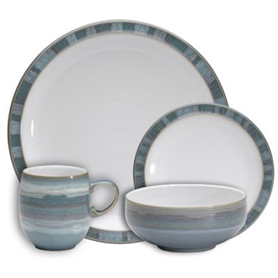 Azure coast sixteen piece dinner set