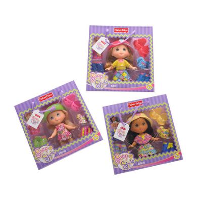 fisher price snap n style dolls