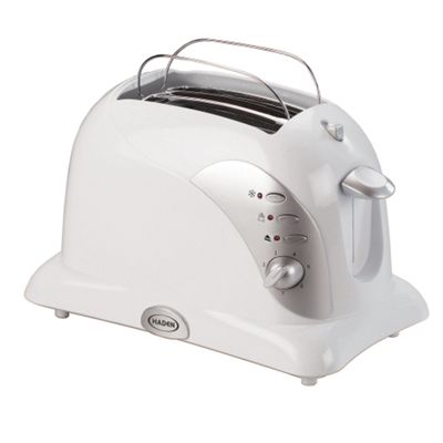 Haden White 2 slice toaster 11326