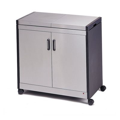 Brushed steel hostess trolley hostess HL6232BS