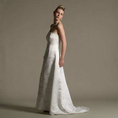 Pearce ll Fionda Ivory gold embroidered bridal dress