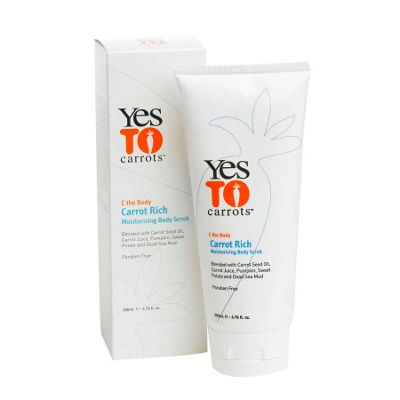 Carrot rich moisturising body scrub, 200ml