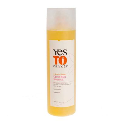 Carrot rich shower gel