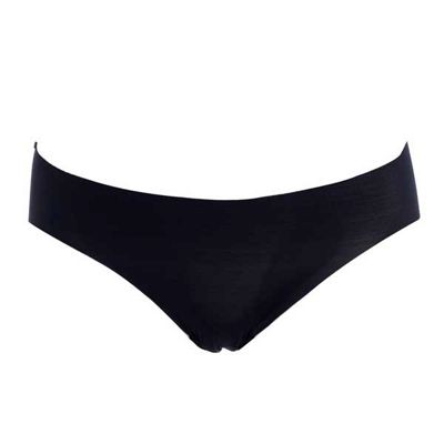 Black no VPL bikini style briefs