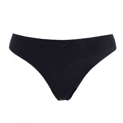 Black no VPL thong