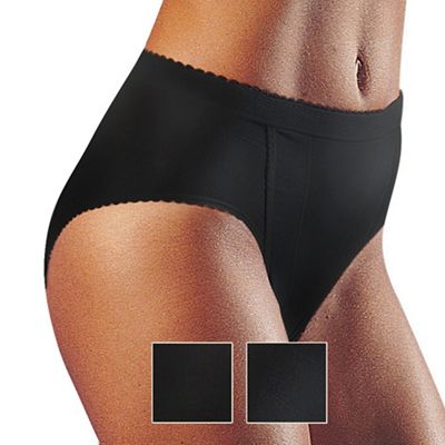 Black pack of 2 tai control briefs