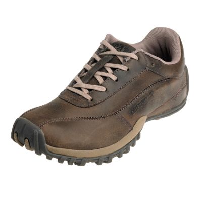 Brown jolt lace up trainers