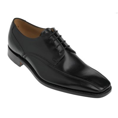Black '251' twin seam lace derby shoes