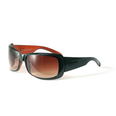 Brown wrap sunglasses