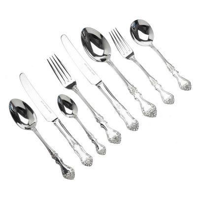 Antique rose 44 piece cutlery set