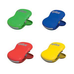 Multi coloured astred bag clips