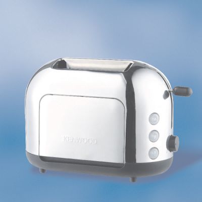 Silver 2 slice toaster