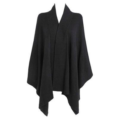 Black fine knit wrap �25