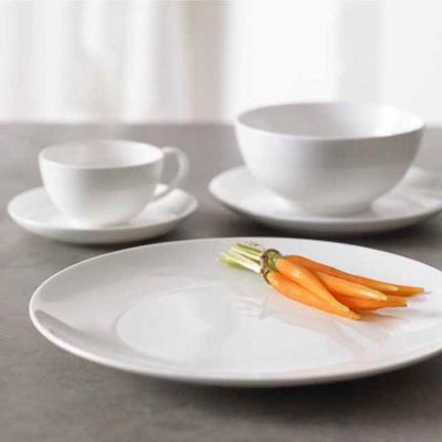 Fine bone china coupe 20 piece dinner set