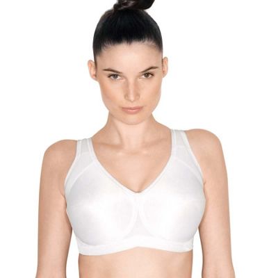 White underwired sports bra