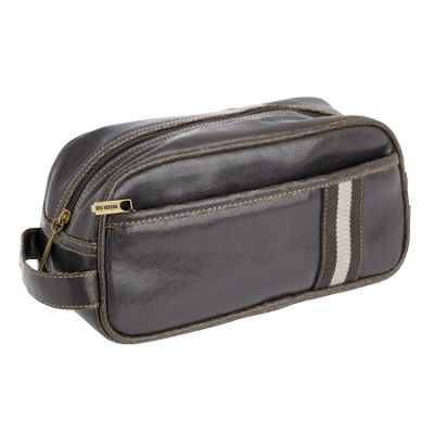 Brown wash bag