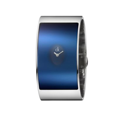Women's blue flash bangle watch by CK