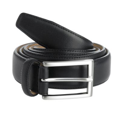 Black Formal Leather Belt