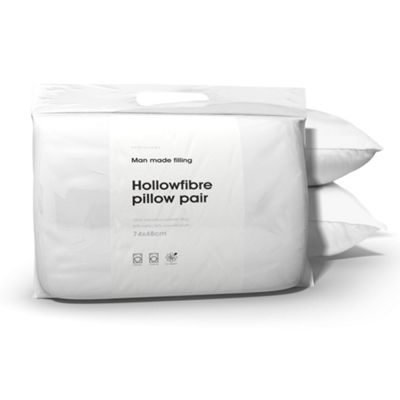 Hollowfibre pillow pair