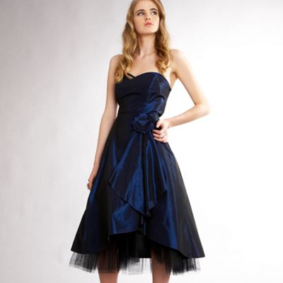 Debut Midnight blue waterfall prom dress