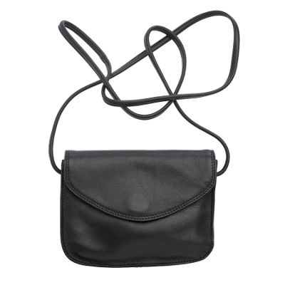 Tula Black 'Office' mini flap across body bag
