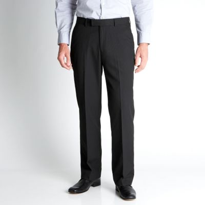 Black Pinstripe Trousers