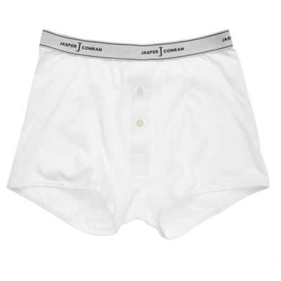 A Pair Of White Boxer Shorts