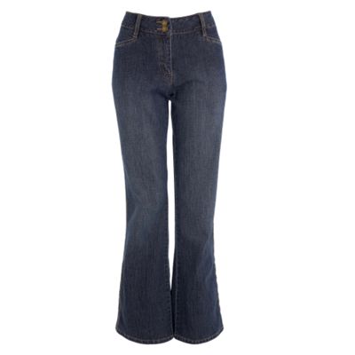 Indigo bootcut jeans