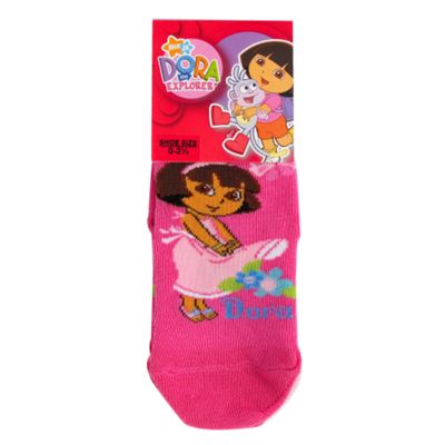 Pack of 2 pink Dora socks