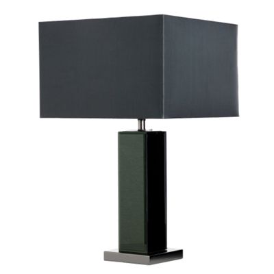 Star by Julien Macdonald Black bevelled mirror table lamp