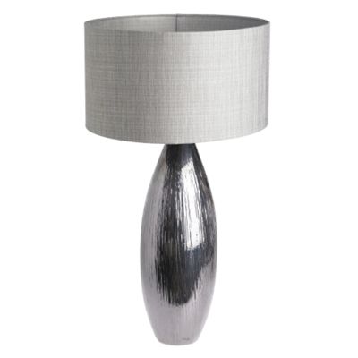 Tall scratched lamp