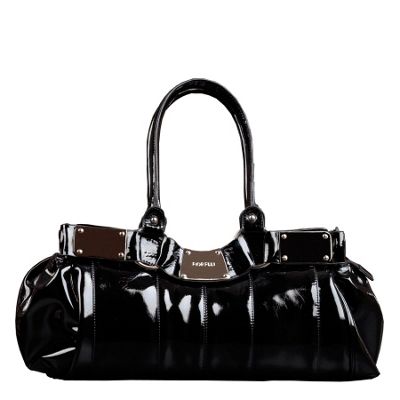 Fiorelli Black 'Rosetta' medium clutch bag