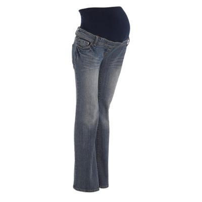 Maternity light blue over the bump jeans